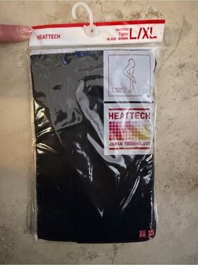 Uniqlo Heattech Black Women's Tights L/XL